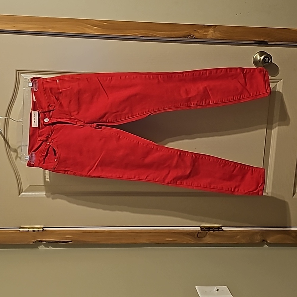 PACSUN Red Los Angeles Size 23 Ankle Jeggings